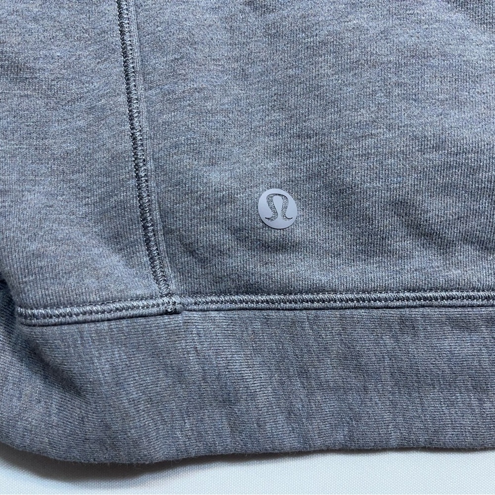 Lululemon Broken Beats Hoodie Womens Size X/S Oversized Cropped In Grey - Picture 13 of 14